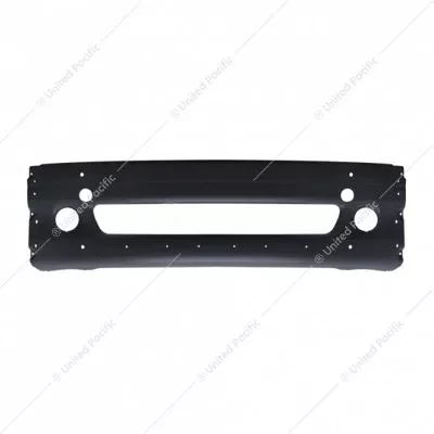 Black Finish Center Bumper With Tow Hole For Freightliner Columbia
