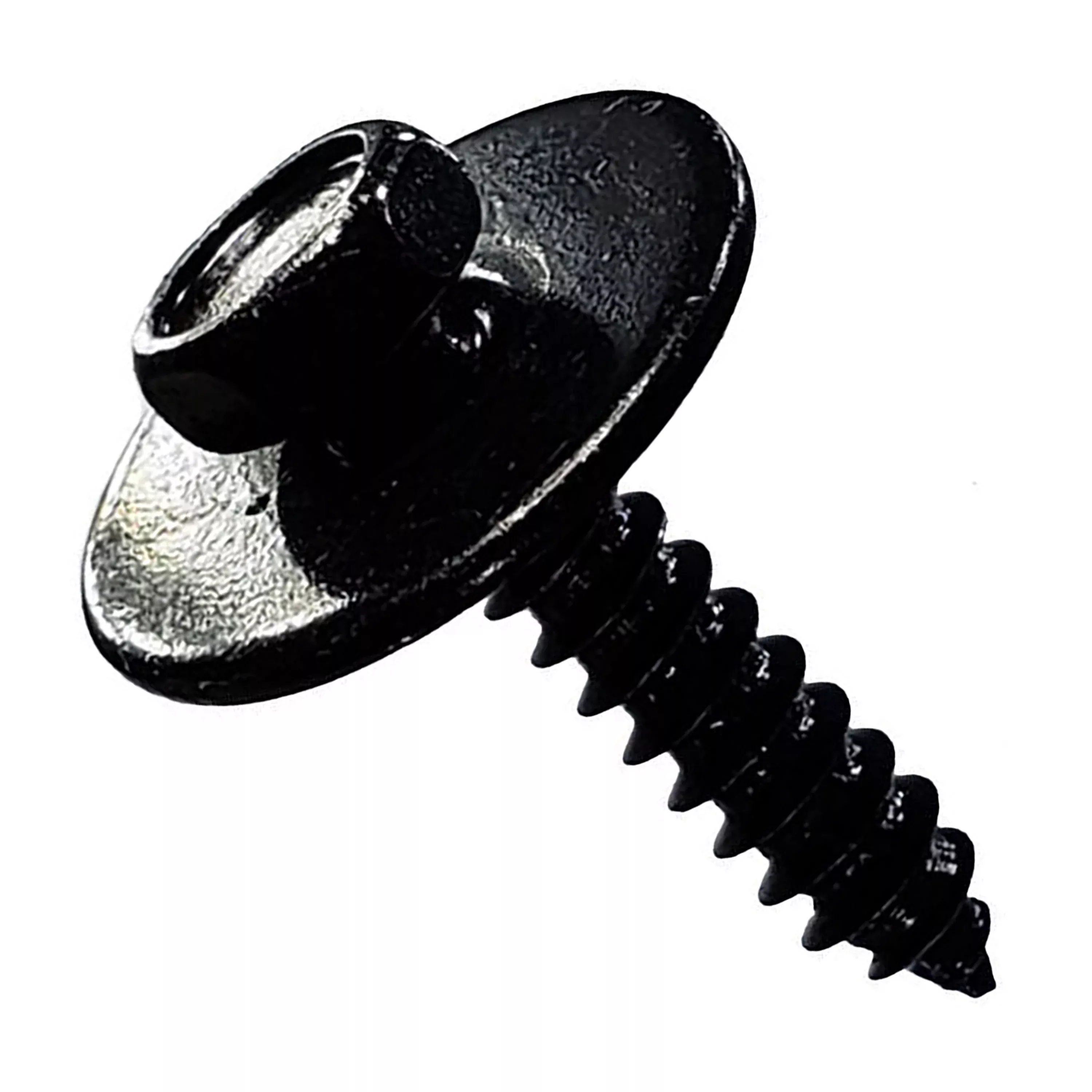 Black Hex Head Trim Screws - 4.2 x 1.41 x 20mm - 7mm Head - 50 Pack