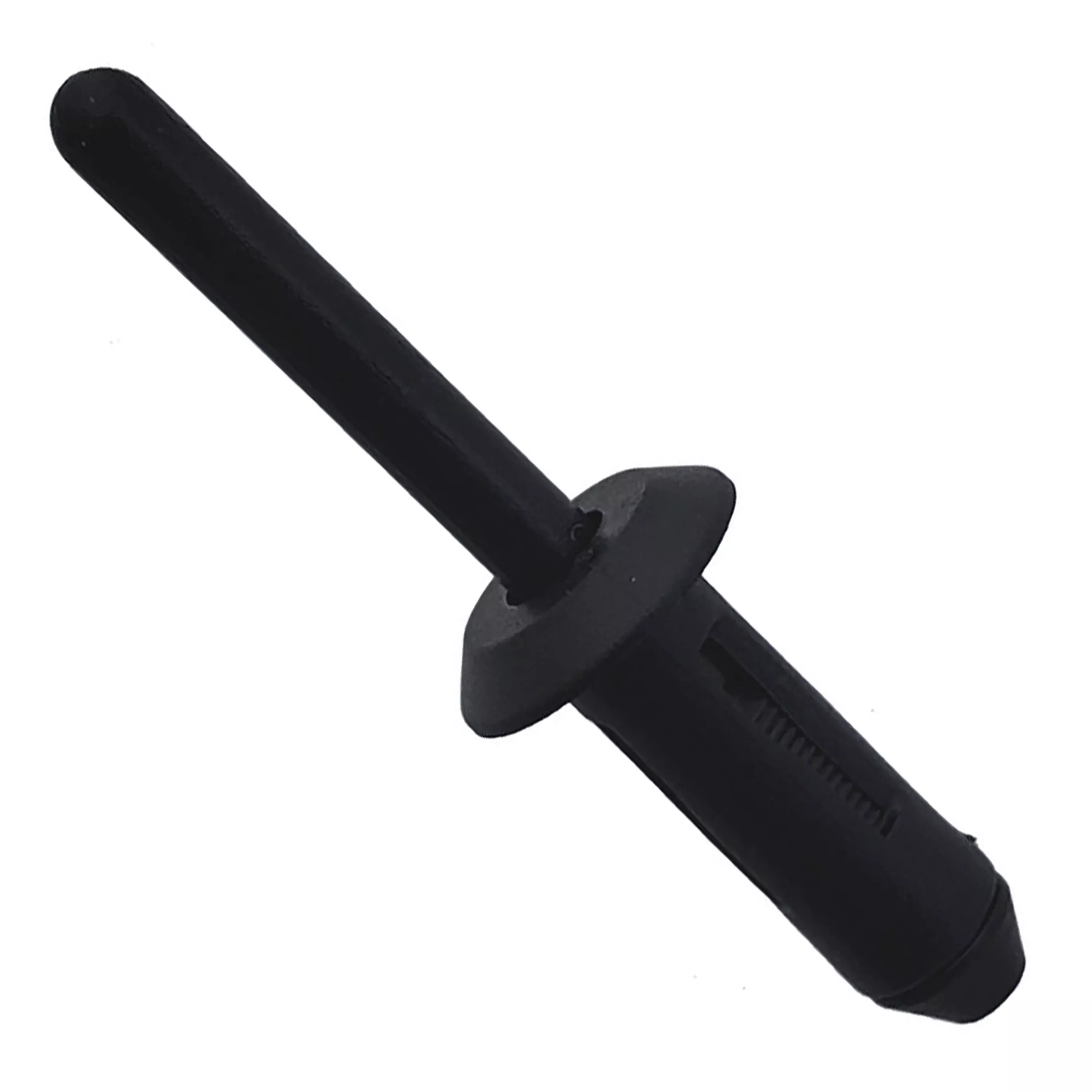 Black Nylon Blind Rivet Mandrel Retainer - 17/64" Dia. - 1/2" Flange - 25 Pack