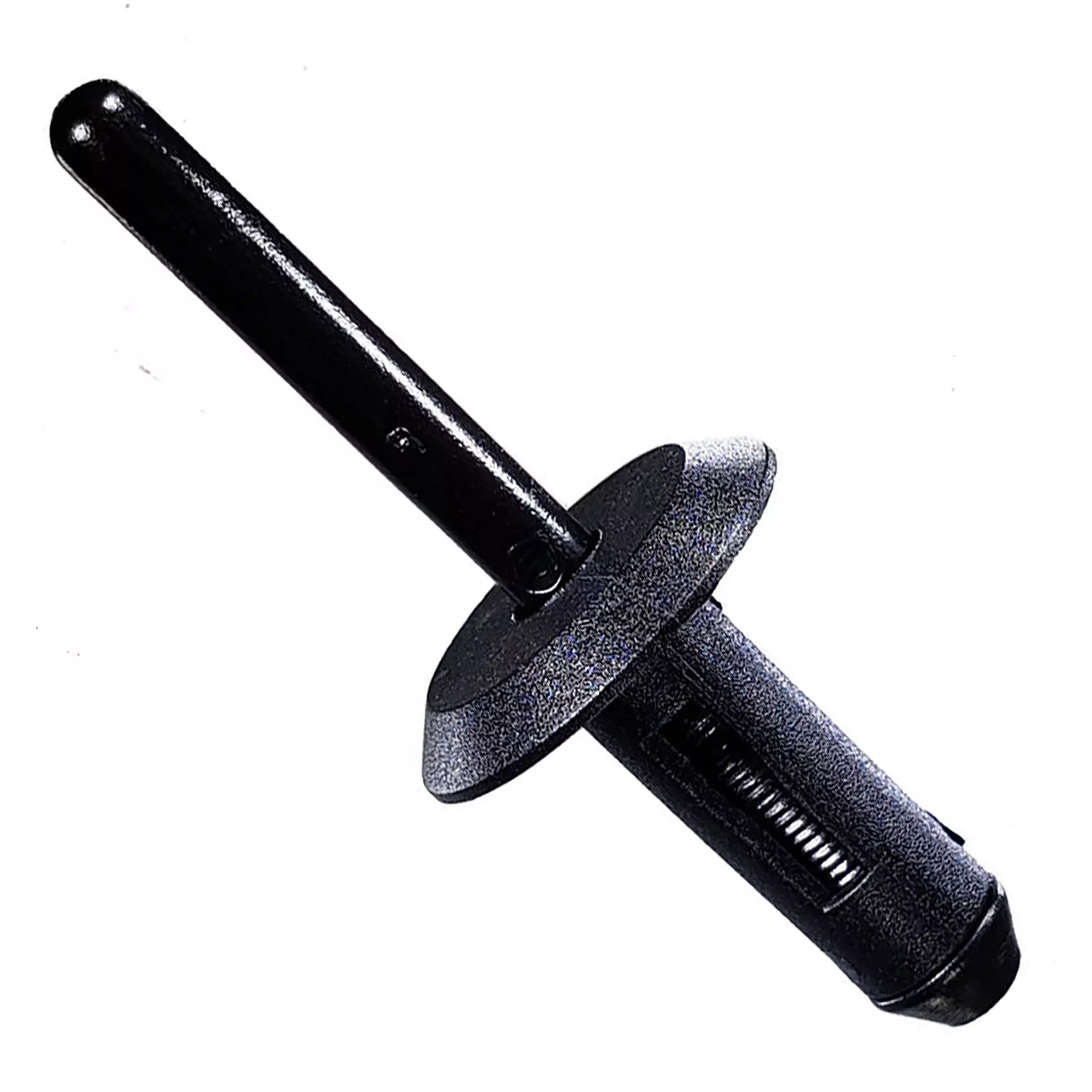 Black Nylon Blind Rivet Mandrel Retainer - 17/64" Dia. - 23/32" Flange - 25 Pack