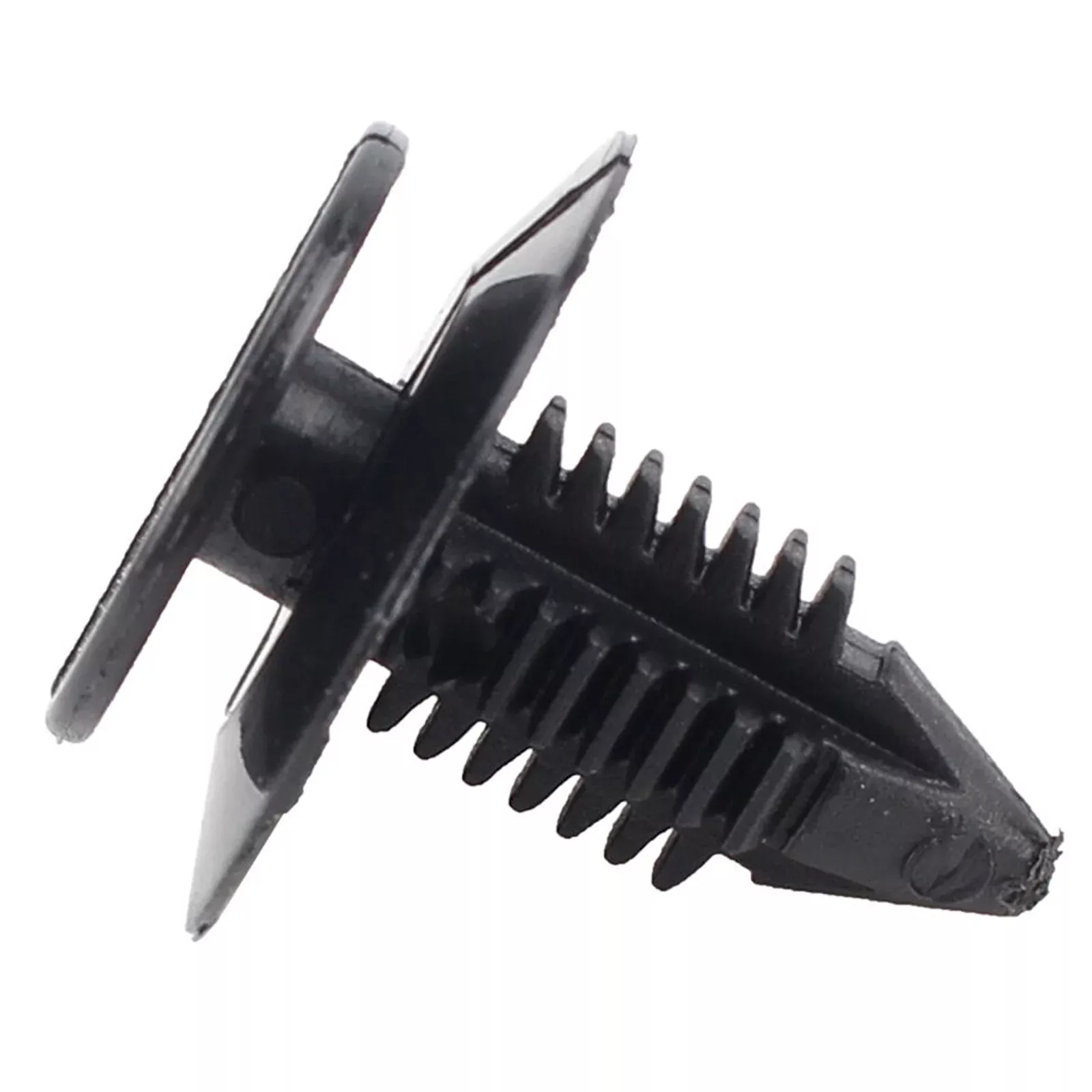 Black Nylon Door Trim Panel Clip Retainer - 7 MM Hole 18 MM Stem 13 MM Head - 25 Pack