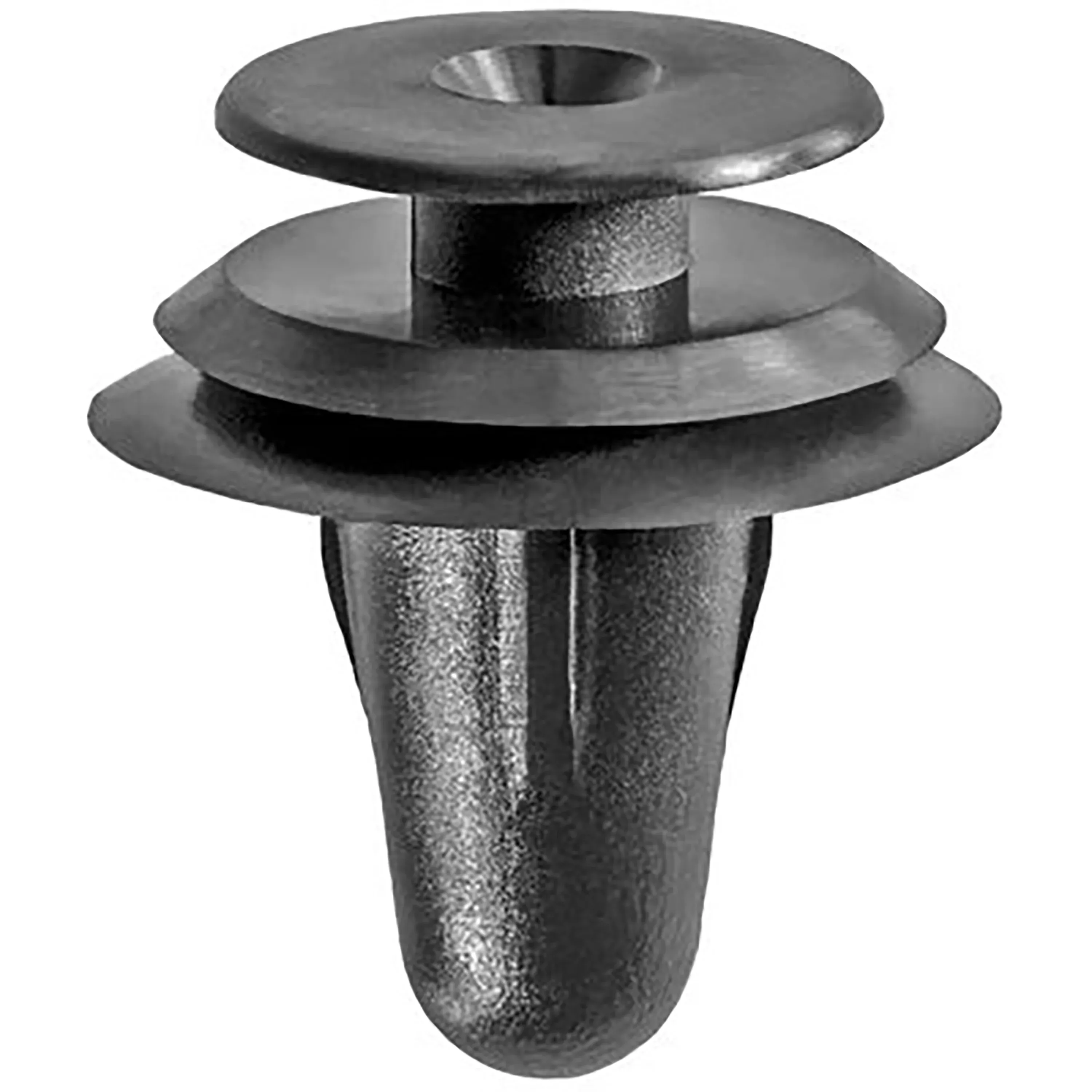 Black Nylon Door Trim Panel Clip Retainer - 8.5 MM Hole 14 MM Stem 13 MM Head - 25 Pack