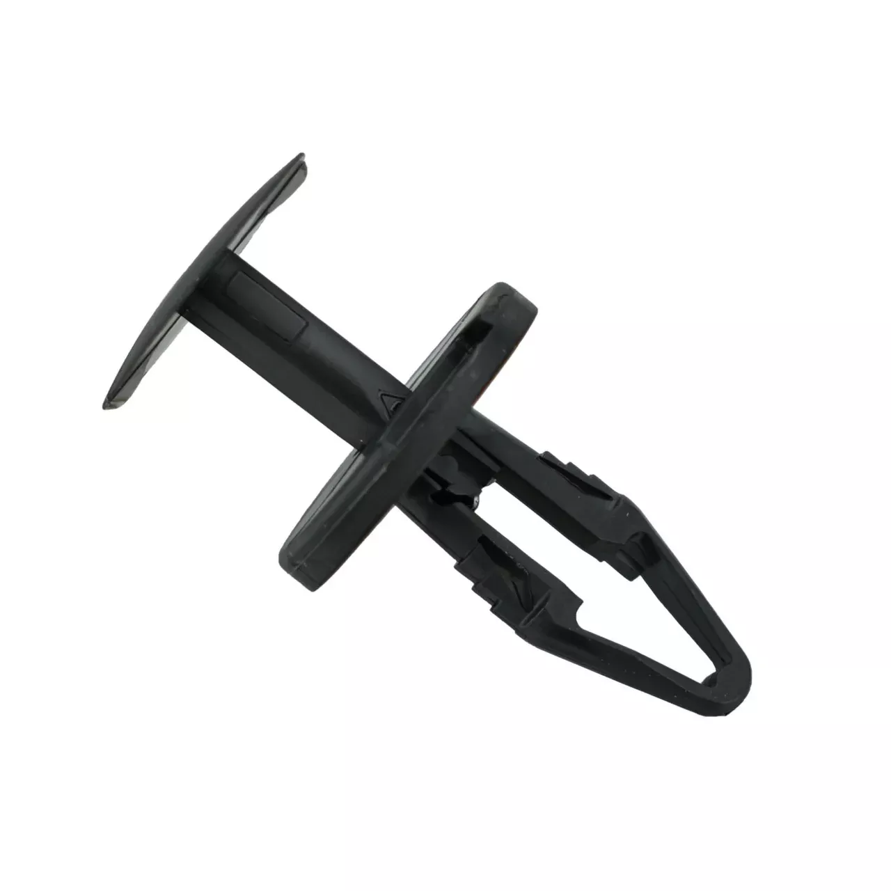 Black Nylon Ergo Tuflock Push Retainer Clips - 1/4" Hole - 20mm Stem - Fits GM, Ford, Chrysler - 50 Pack