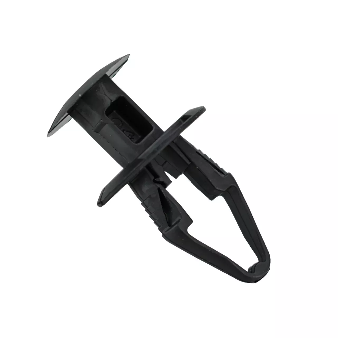 Black Nylon Ergo Tuflock Push Retainer Clips - 3/8" Hole - 24mm Stem - Fits GM & Chrysler - 25 Pack