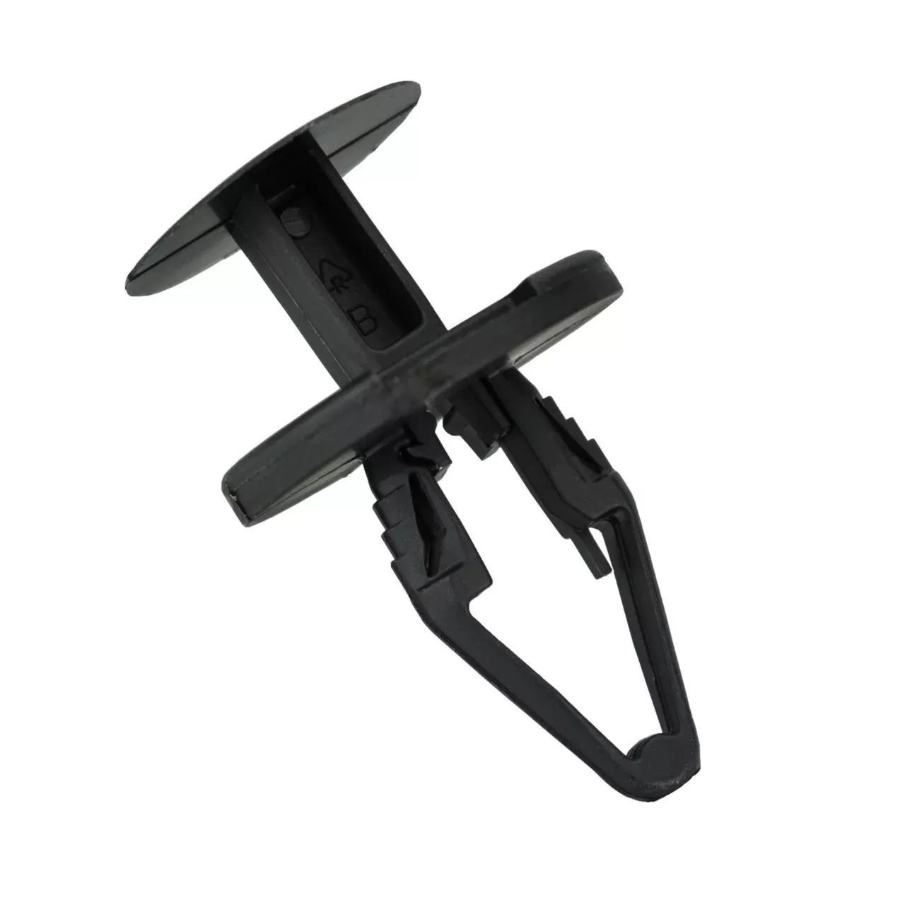 Black Nylon Ergo Tufloks Push Retainer Clips - 21/64" Hole - 20.5 MM Stem - 25 Pack