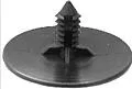 Black Nylon Hood Insulation Clip Head Diameter 1-21/32", Stem Diameter 5/16", Stem Length 3/4" GM # - 25 or 100 Pack