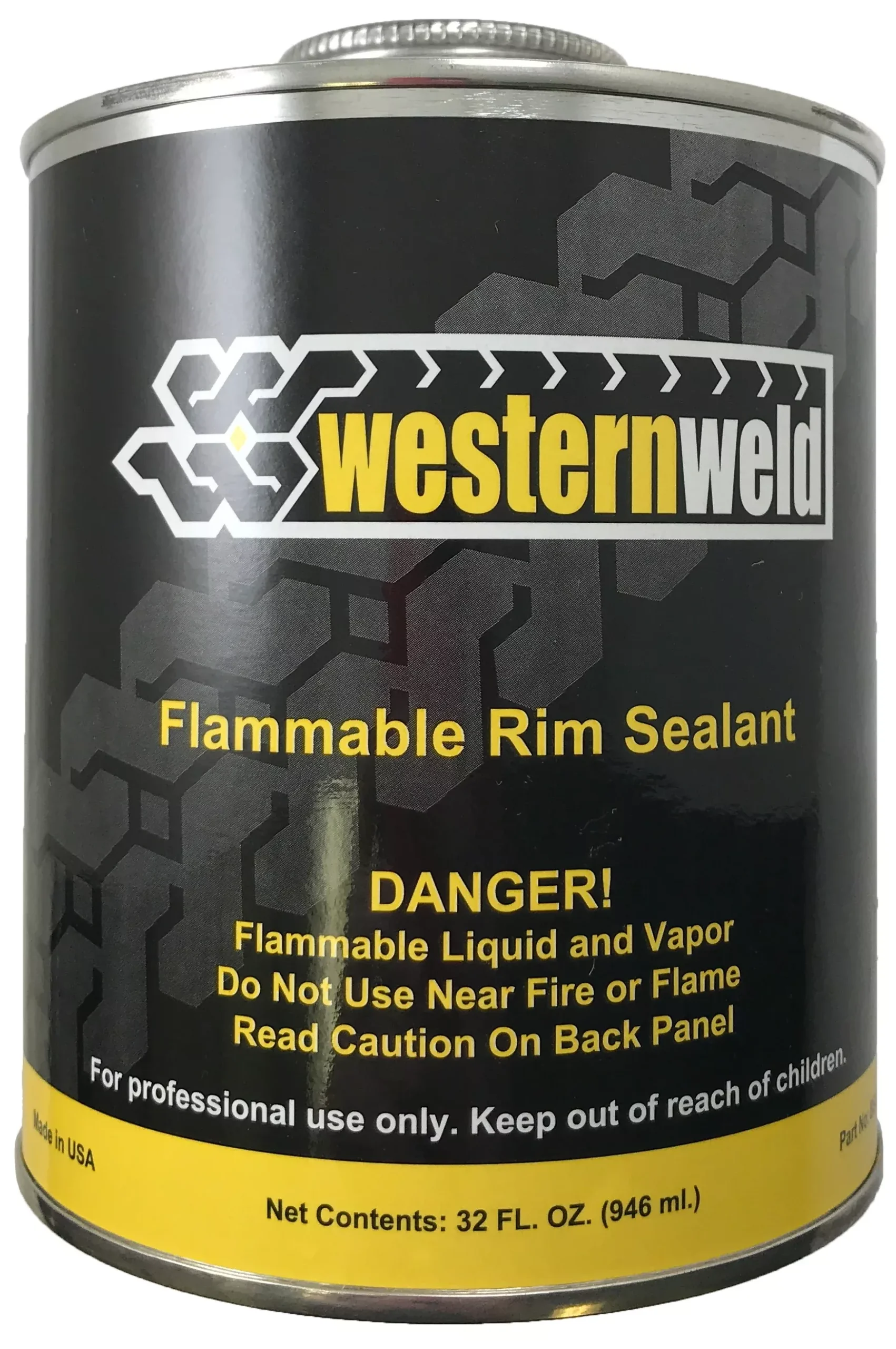 Black Tire Repair Bead Sealer - 1 Quart - Made in USA