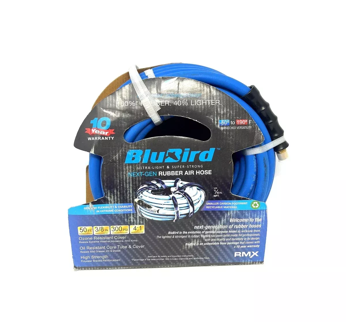 Blue-Bird Air Hose 3/8 in. X 50 ft. 300 psi.