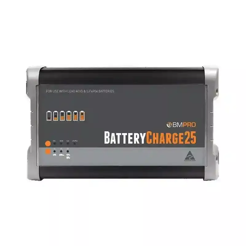 BMPRO Batterycharge25 25 amp 240 volt12v Battery Charger Suitable for Lithium and Lead Batteries