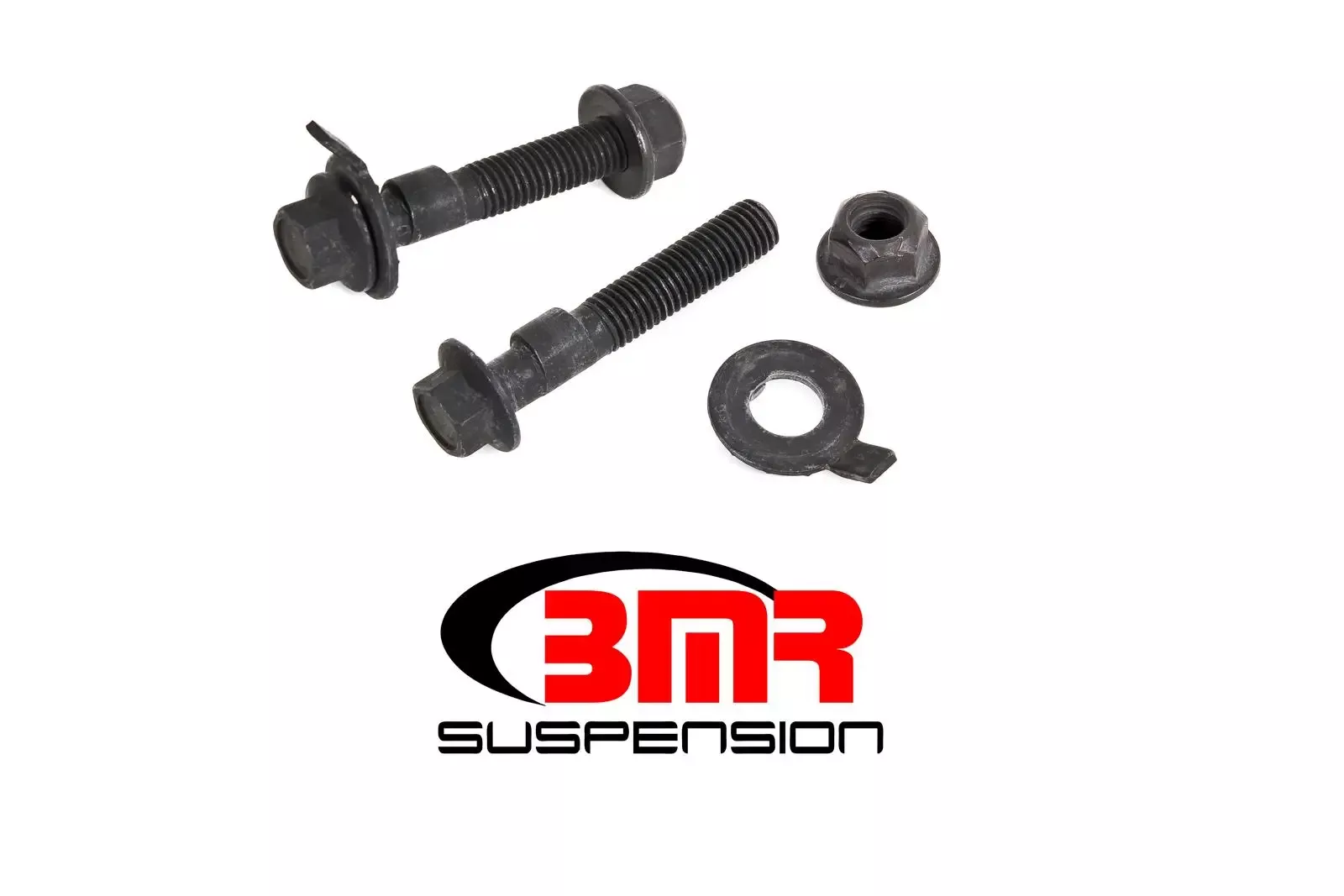BMR Suspension FC003 The FC003 assembly is precision machined giving you the ability to make precise alignment changes. Alignment Camber/Toe Bolt Kit Camber Bolts Front 2.5 Degrees Offset
