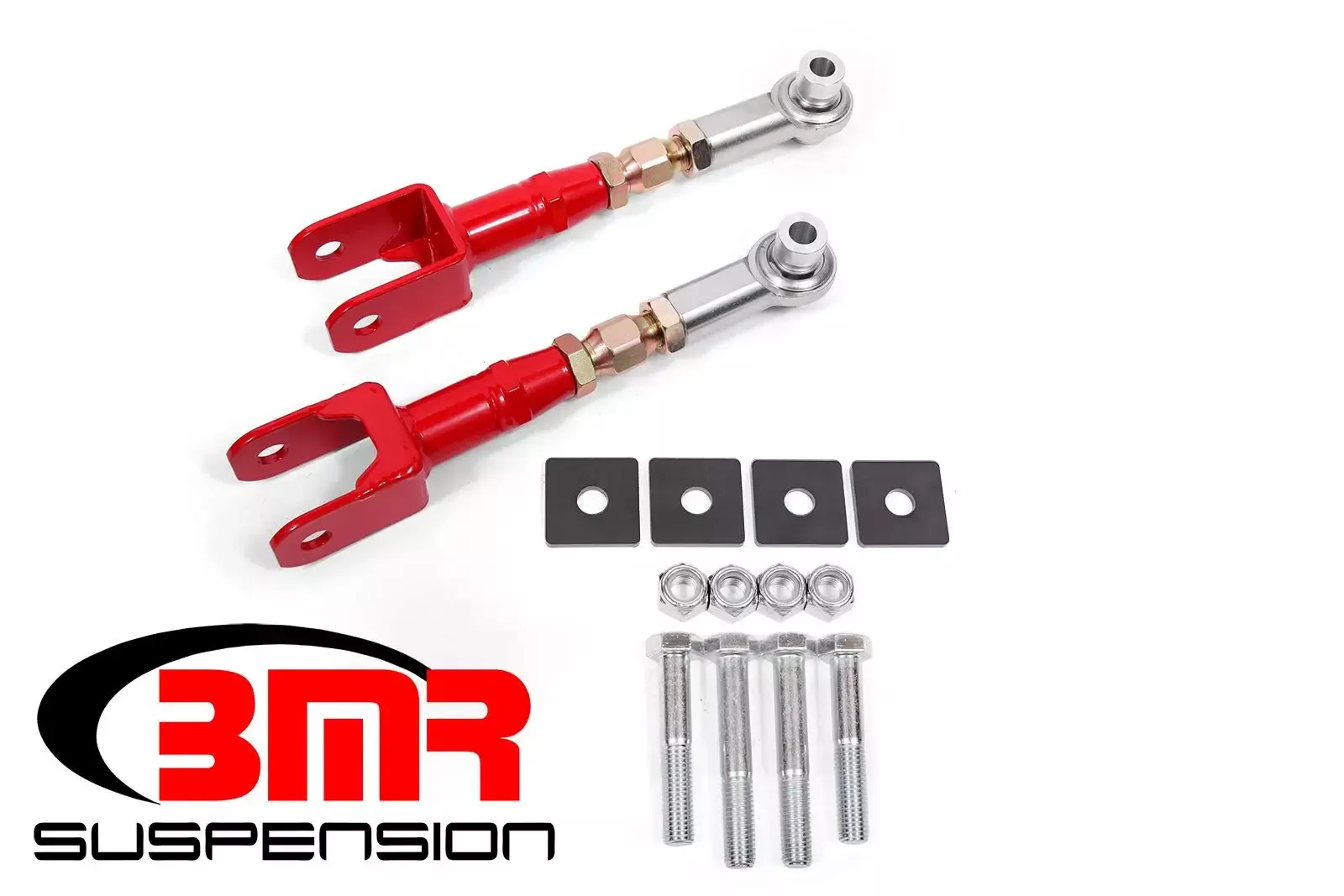 BMR Suspension TR005R The TR005 allows you to fine-tune the rear toe settings for any form of performance driving.? Alignment Camber/Toe Arm Toe Rods Rear On-Car Adjustable Rod Ends