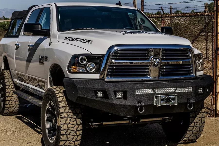 Body Armor DG-19338 ECO-Series Front Winch Bumper Fits 13-18 2500 3500