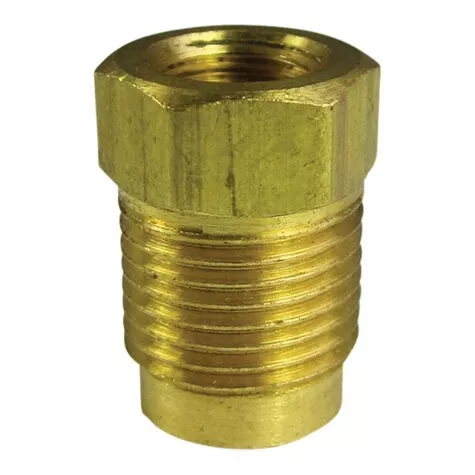 Brass Brake Line Adapters 3/16" (3/8" -24) 3/16" (9/16" -20) - Each