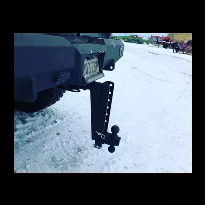 BulletProof Hitches™ 2″ Heavy Duty 12″ Drop/Rise Ball Mount Hitch