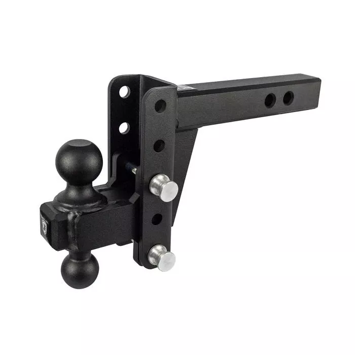 BulletProof Hitches™ 2″ Heavy Duty 4″ Drop/Rise Ball Mount Hitch