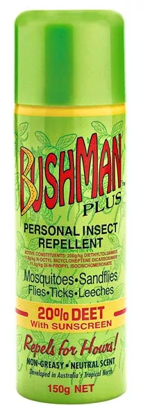 BUSHMAN PLUS INSECT REPELLENT 150G SPRAY