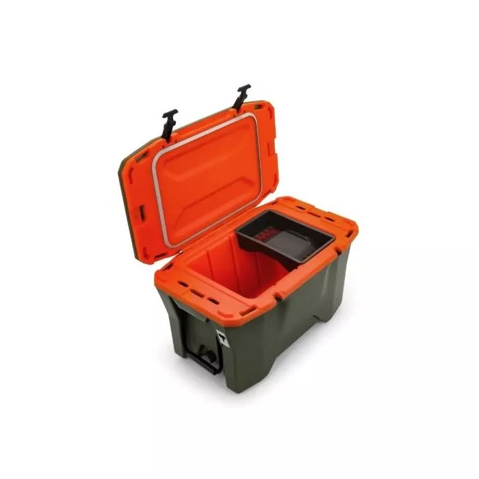 Camco Currituck 30 Quart Olive/Orange Cooler