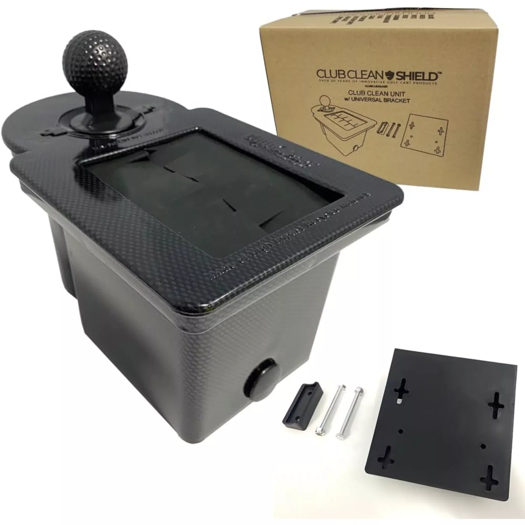 Carbon-Fiber Club Clean Club & Ball Washer (Universal Fit)