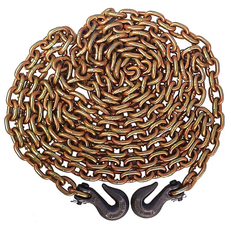 Chain with Clevis Hooks - Grade 70 -3/8" x 20'