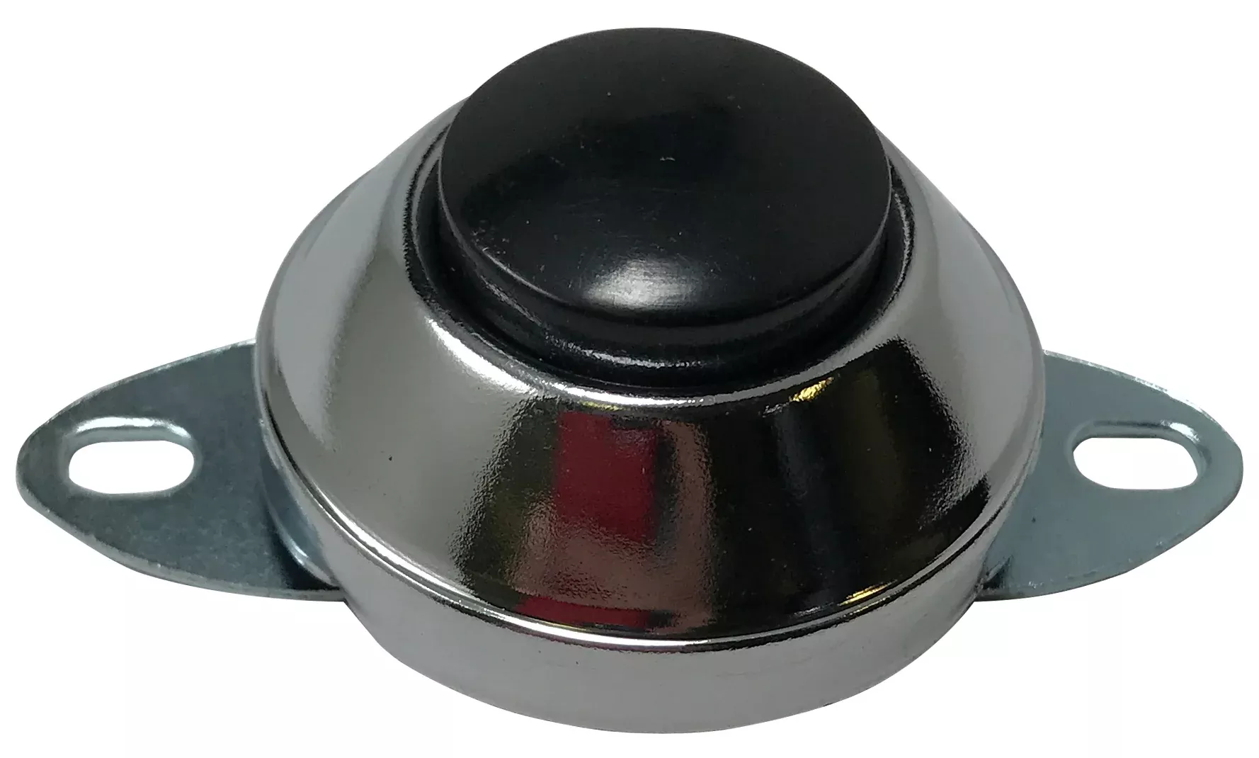 Chrome Horn Button Switch - Surface Mount, 12V