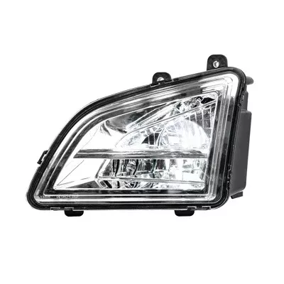 Chrome LED Driving & Fog Light For 2018-2024 Volvo VNL - Driver -Competition Series