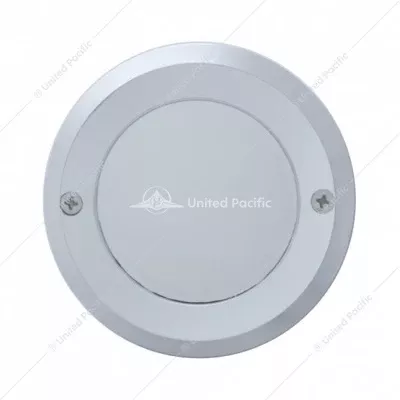 Chrome Plastic 2.5" Light Bezel With Mirror Lens