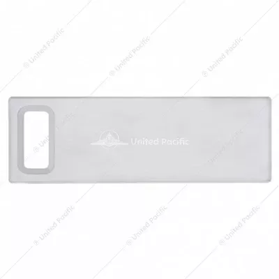 CHROME PLASTIC DASH SWITCH PANEL COVER FOR INTERNATIONAL - 1 OPENING