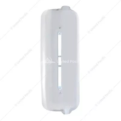 CHROME PLASTIC MIRROR COVER WITH LED CUTOUT FOR 2005 & OLDER FREIGHTLINER CENTURY - PASSENGER