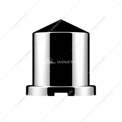 Chrome Plastic Pointed Nut Covers - Push-On 1-1/8" X 1-7/8"(10-Pack)
