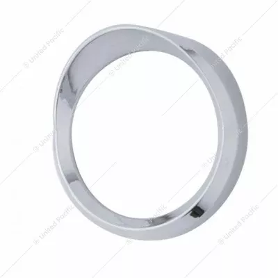 Chrome Plastic Speed/Tachometer Gauge Bezel With Visor For 2000-2007 International 9900IX/9900I/9400I/9200I