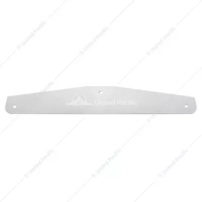 Chrome Standard Bottom Mud Flap Plate - Bolt Thru 4" X 24"