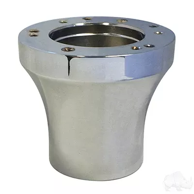 Chrome Steering Wheel Adapter for Golf Cart by Route 66 Golf Cart Accessories