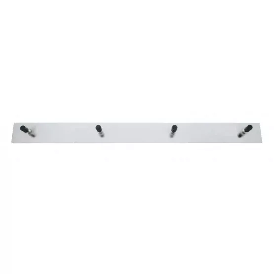 Chrome Top Mud Flap Plate - Welded Stud 2" X 24"