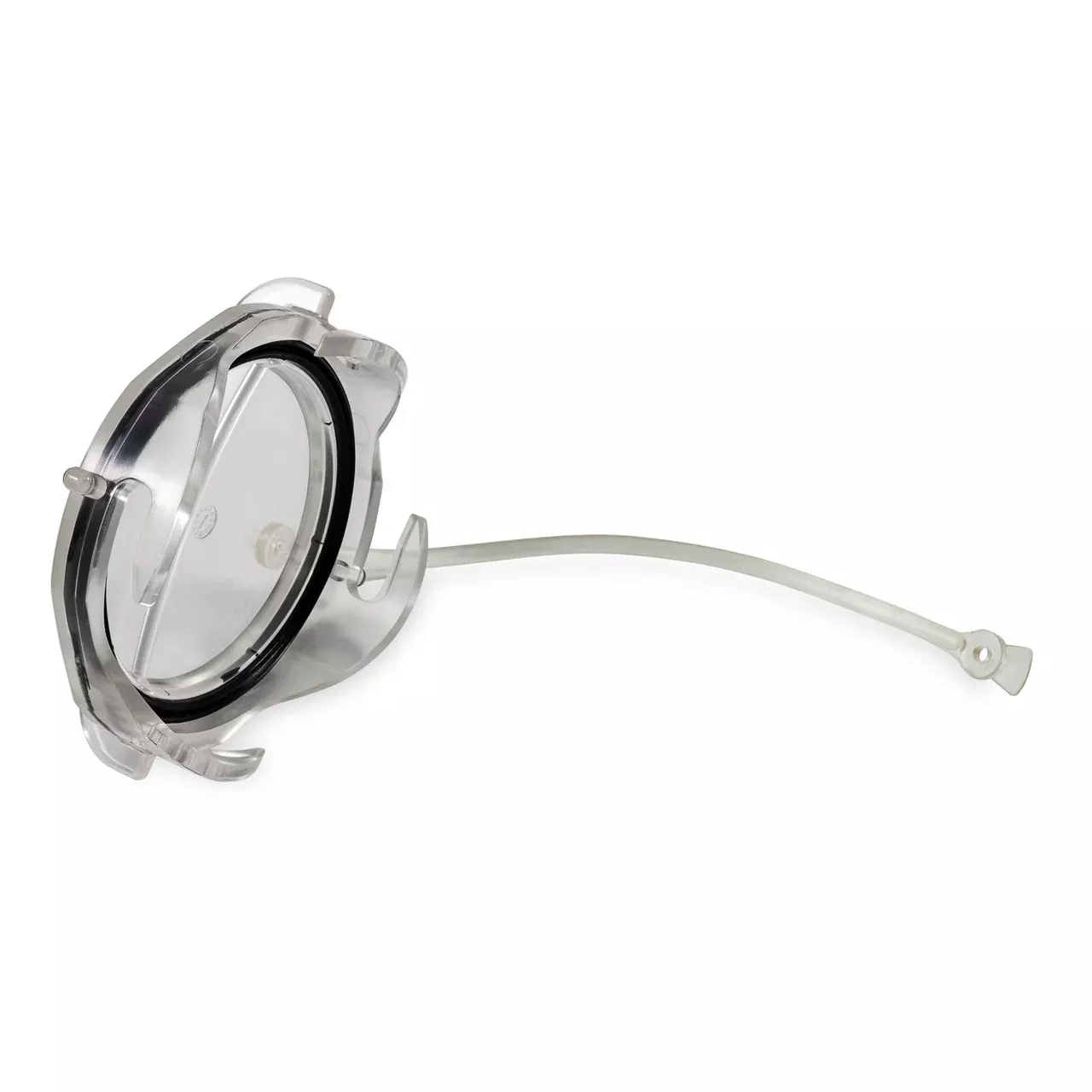 Clear RV Sewer Storage Cap with Lanyard
