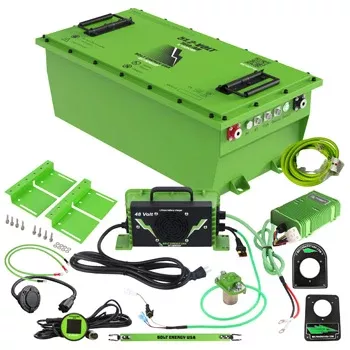 Club Car 48V 160AH Heated Bolt Energy Lithium Battery Kit