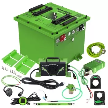 Club Car DS 36V 105AH Bolt Energy Lithium Battery Kit