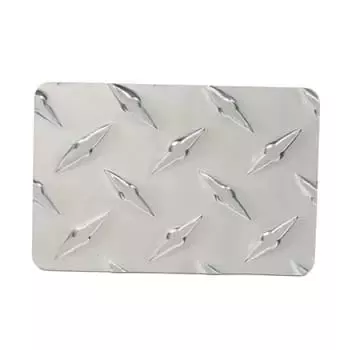 Club Car DS Diamond Plate Etiquette Cover (Works with 1982-Up)
