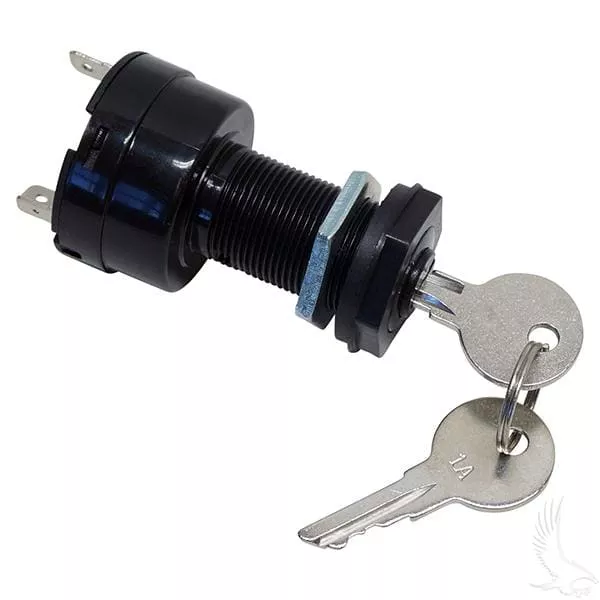 Club Car DS & Precedent Gas Golf Cart 2 Terminal Uncommon Key Switch