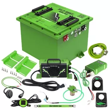 Club Car Envy/Transporter 48V 105AH Heated Bolt Energy Lithium Battery Kit