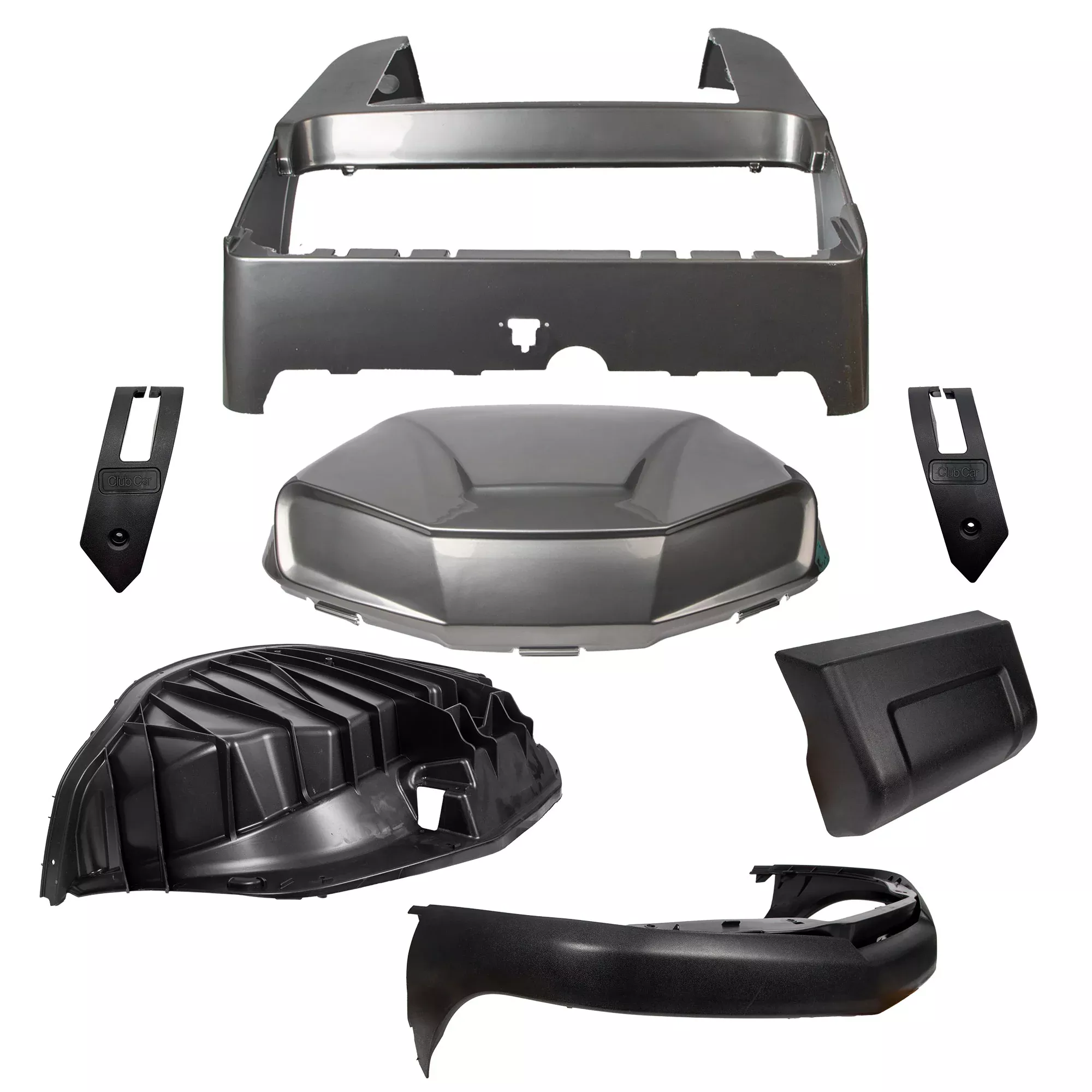 Club Car Precedent to Club Car Tempo Steel Gray Metallic Body Conversion Kit (Years 2004-Up)