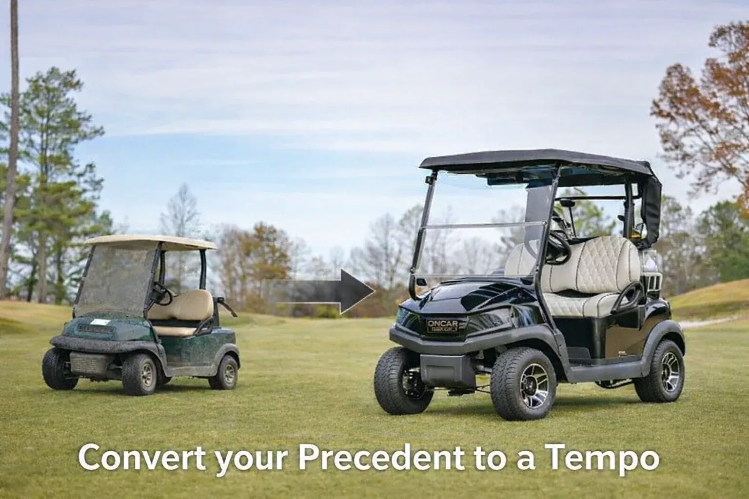 Club Car Precedent to Tempo Conversion Kit - Select Your Color