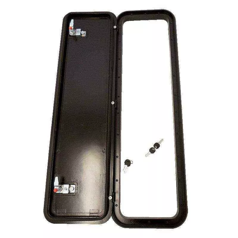 Coast Access Door 5 - Black 288mm x 953mm RV Hatch
