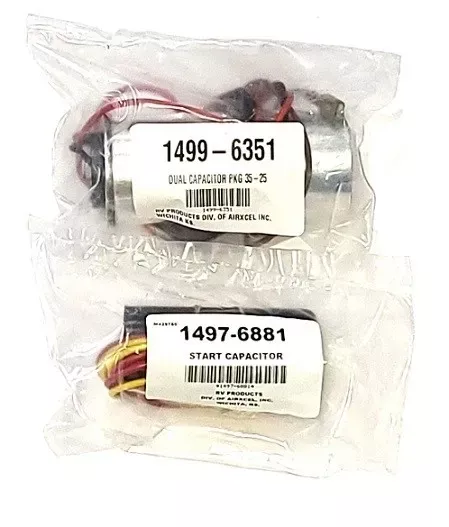 Coleman Air Conditioner Model 47201B879 Capacitor Kit