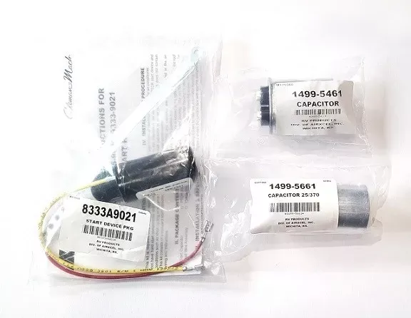 Coleman Air Conditioner Model 8333A876 Capacitor Kit
