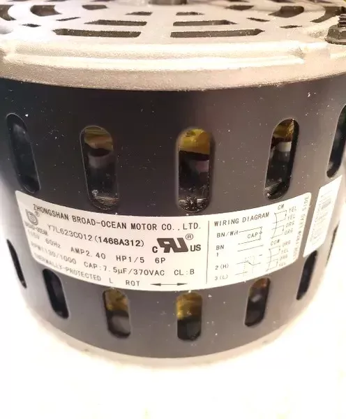 Coleman Evaporator Fan Motor 1468A3129