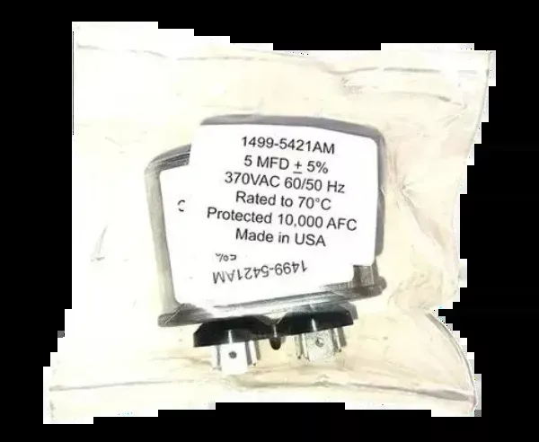 Coleman Fan Motor 5 MFD / 370V Oval Run Capacitor 1499-5421AM