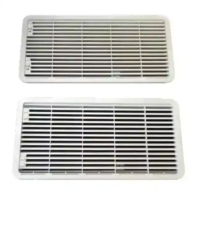 Complete 2x Vent& 3776 Flue white Set for 3 Way Fridge Dometic Caravan Fridge Above 90 Litres