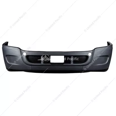 Complete 3-Piece Front Bumper Set Without Fog Light Hole For 2008-2017 Freightliner Cascadia