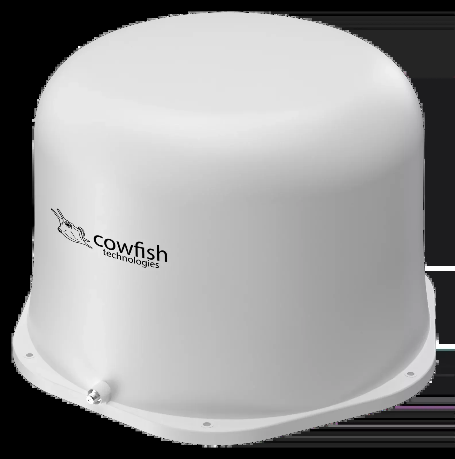 Cowfish VanTenna Premium Package- Side Connectors, White
