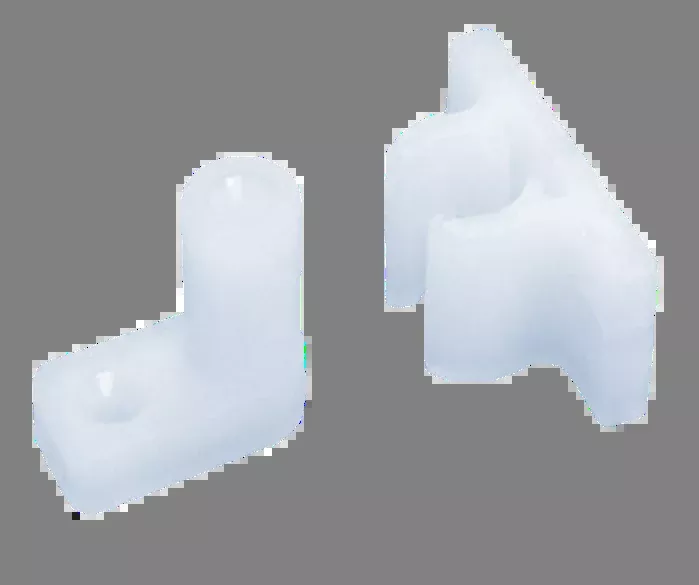 Cupboard Gripper Catch Vertical - Nylon 2 Piece